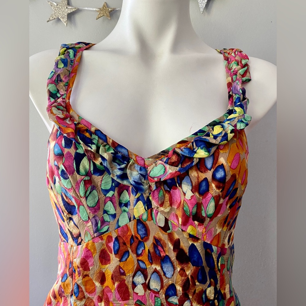 Nanette Lepore Silk Raindrop Dress. Gently Used. Size 6